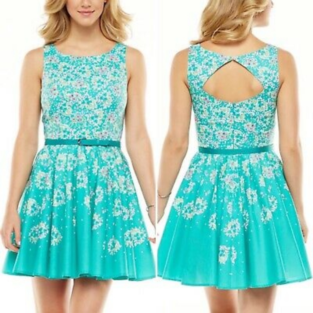 LC Lauren Conrad Floral Fit and Flare Dress